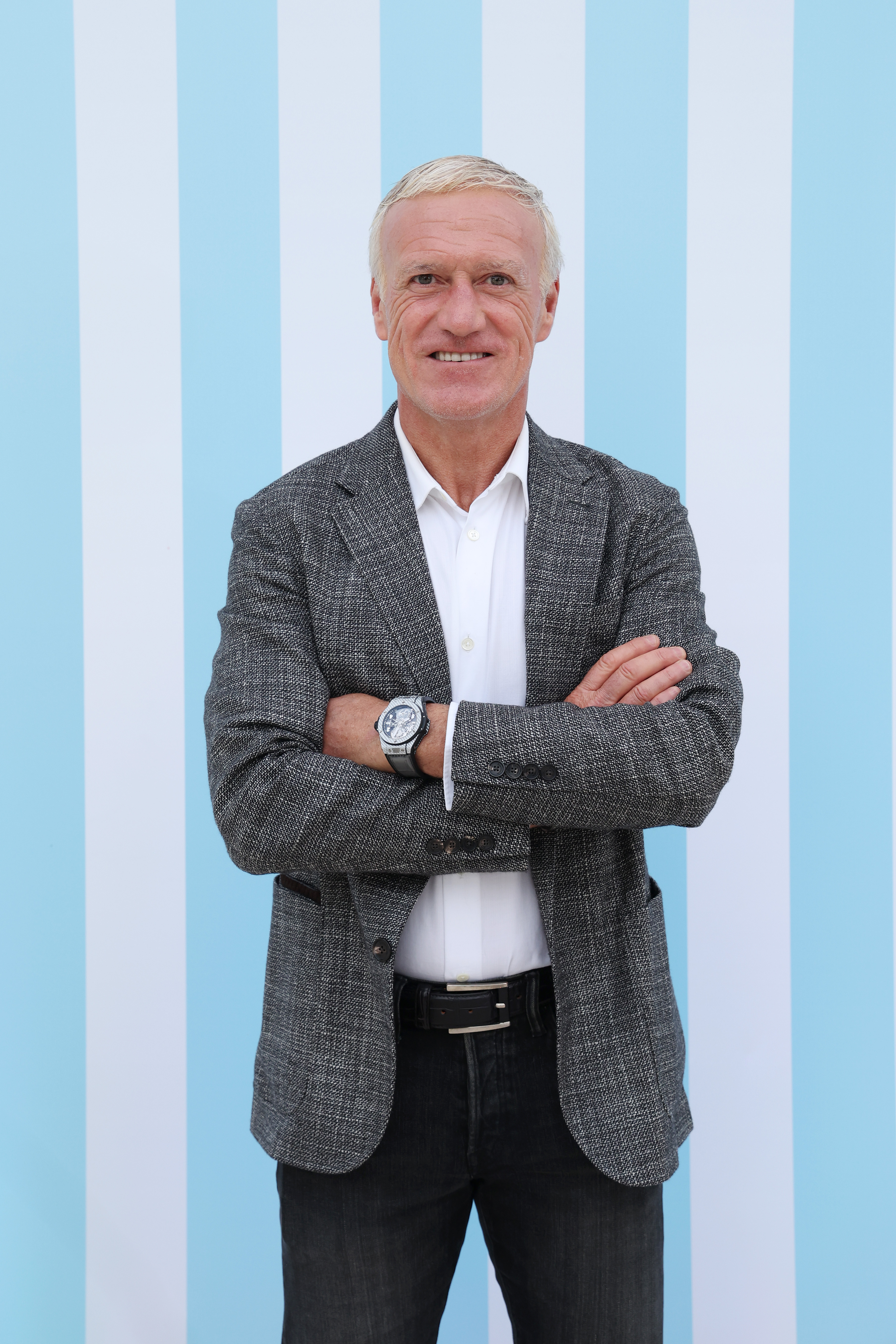 Hublot Loves Summer 2023 - Monaco Event - Didier Deschamps 配戴Big Bang陀飛輪碳纖維腕錶